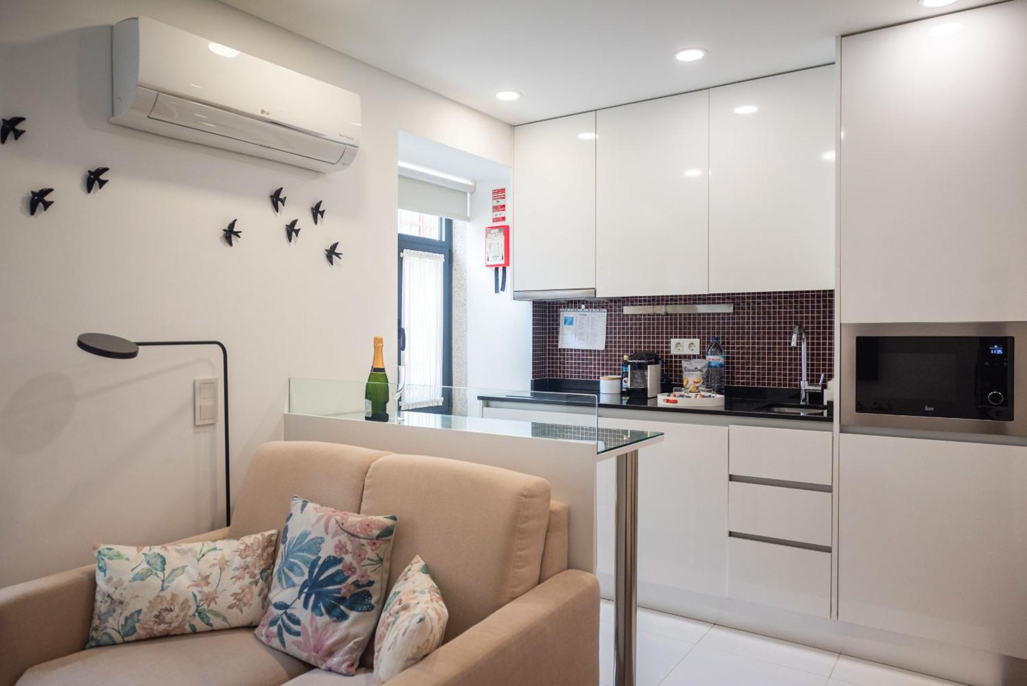 Central Luxury Apartment W Ac Downtown And Metro Porto Eksteriør billede